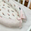 Protectie somn – Baby Nest Feather roz